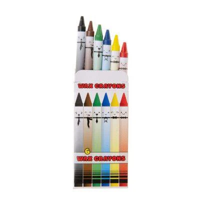 Set of 6 Mini Wax Crayons - 1 Pack - Image 2