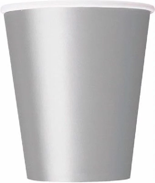Silver Paper Cups (Pack of 14)