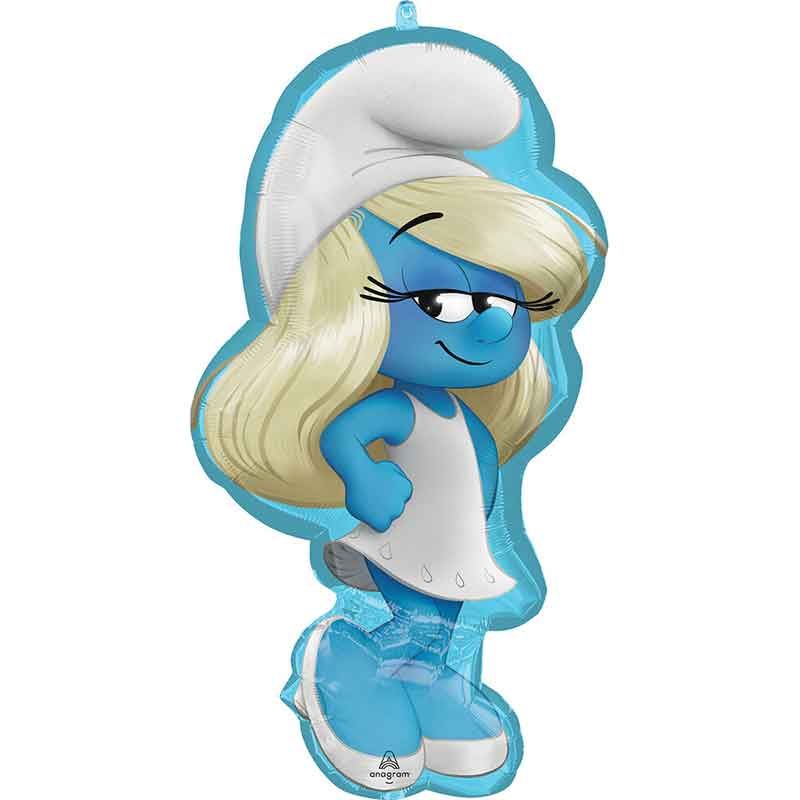 Smurfette Supershape Foil Balloon 83 cm.