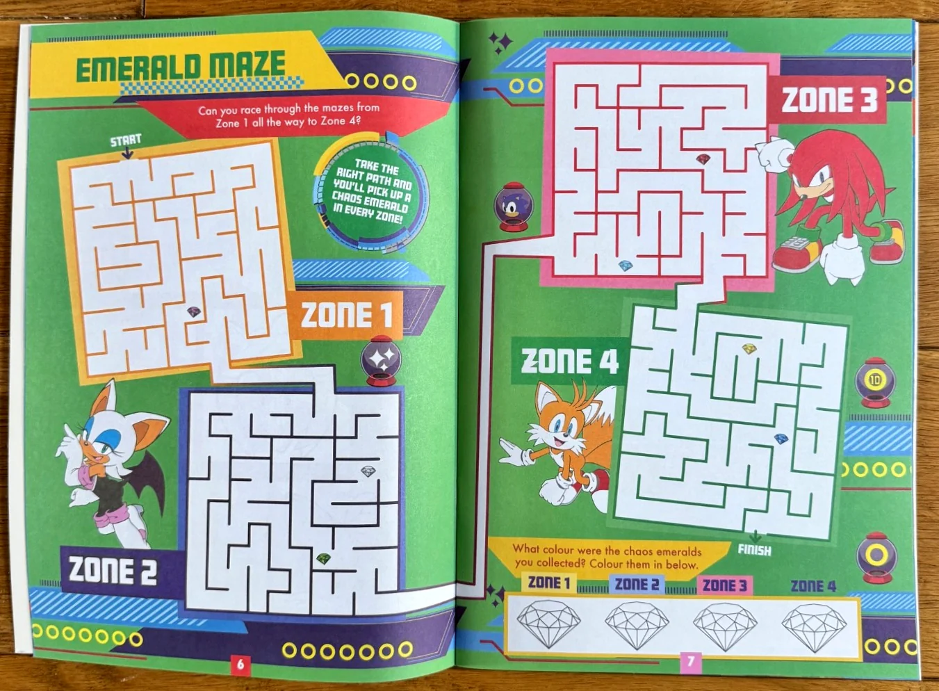 Sonic Colourama Activity Book - Image 2