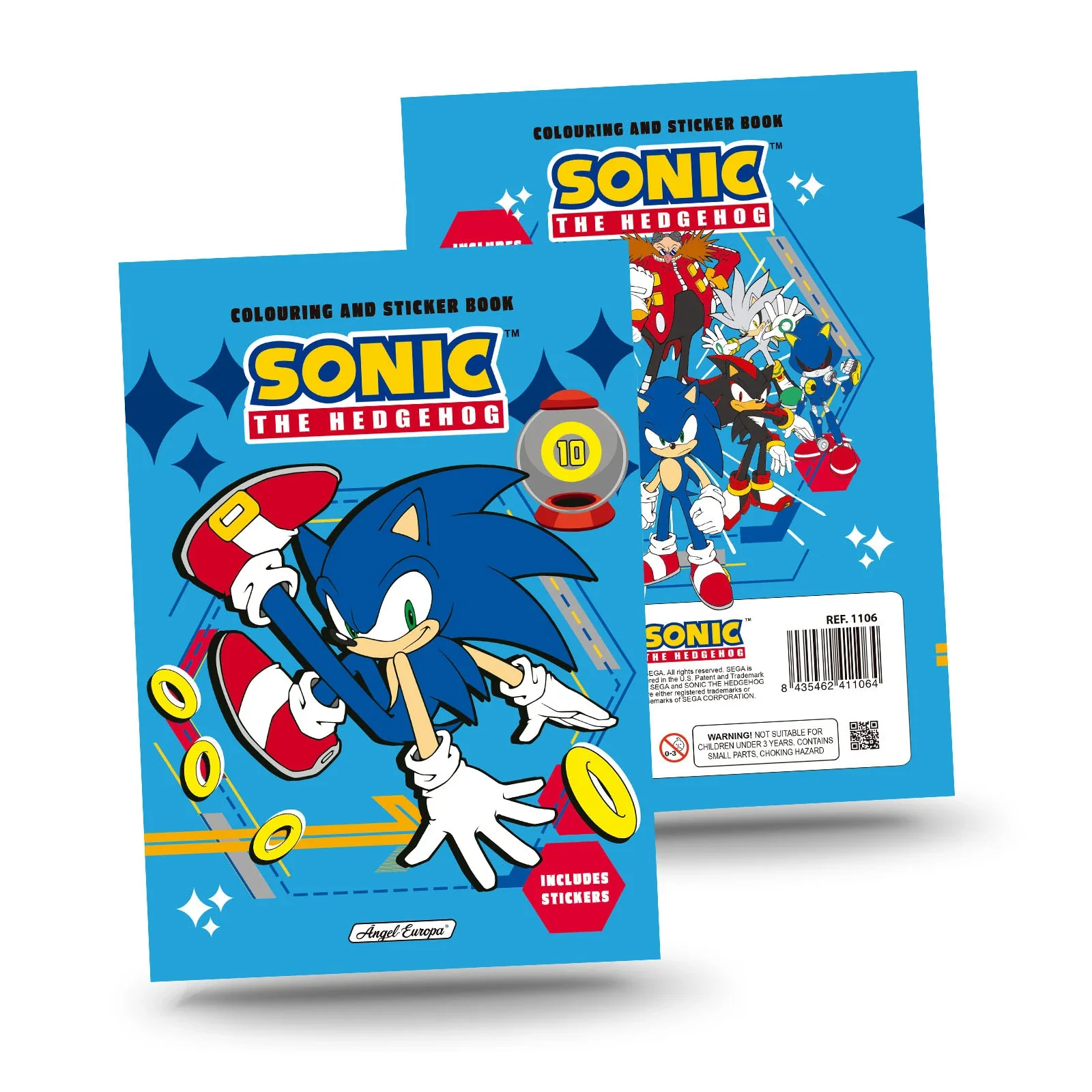 Sonic Colouring and Sticker Book