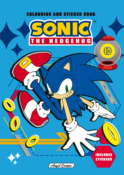 Sonic Colouring and Sticker Book - Image 2