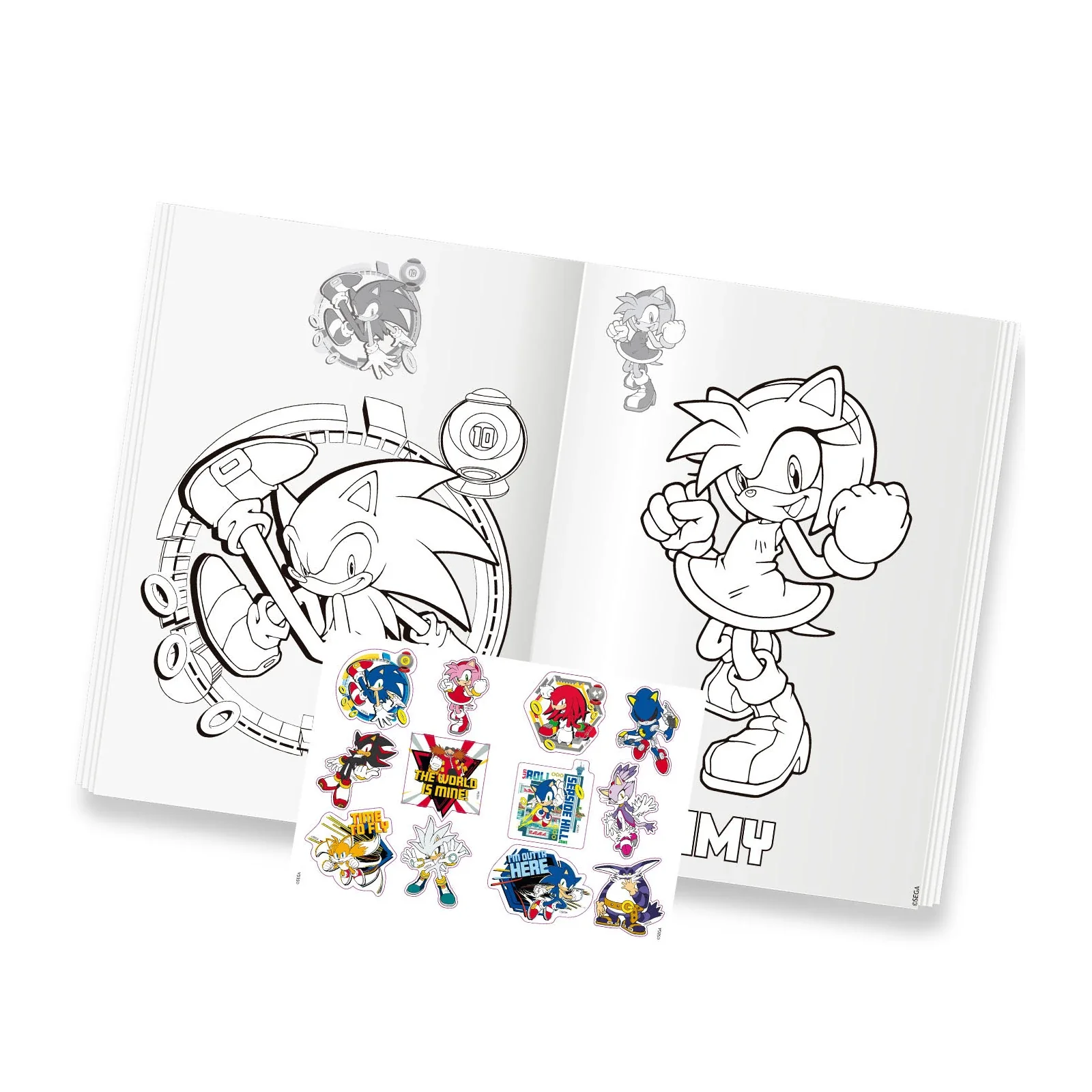 Sonic Colouring and Sticker Book - Image 3