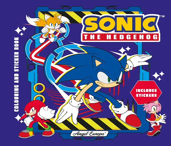 Sonic Colouring Book with Stickers 12 pages
