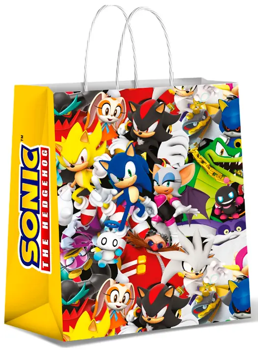 Sonic Medium Paper Party Gift Bag