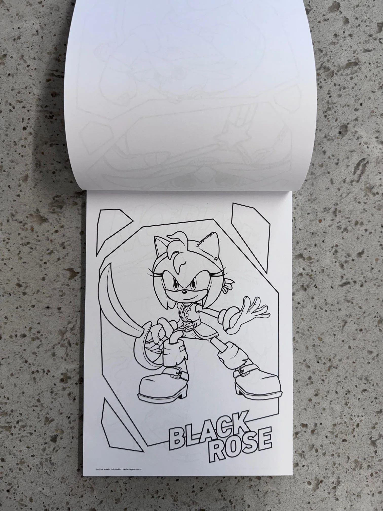Sonic Prime Mega Colouring Pad - Image 3