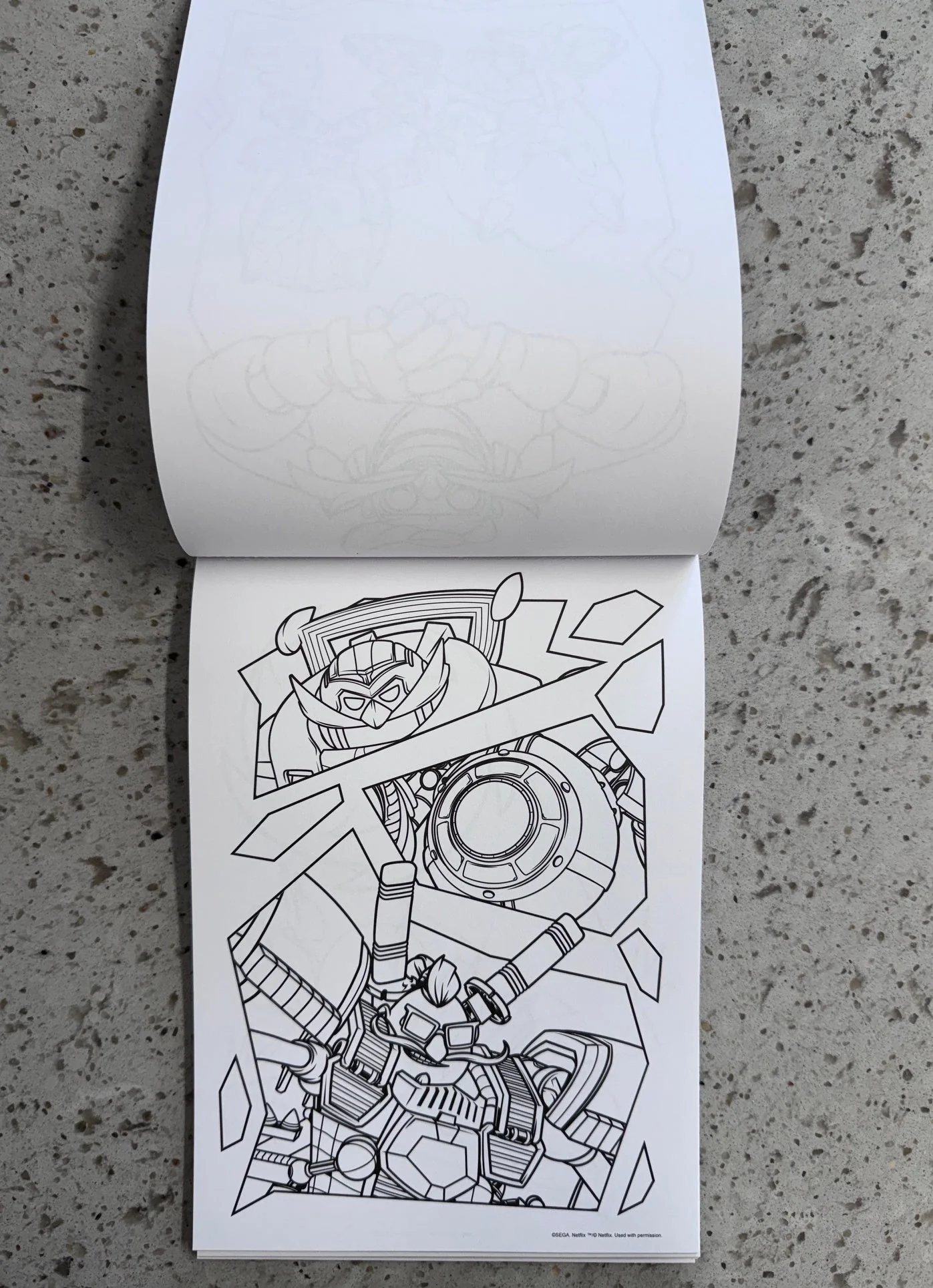 Sonic Prime Mega Colouring Pad - Image 4
