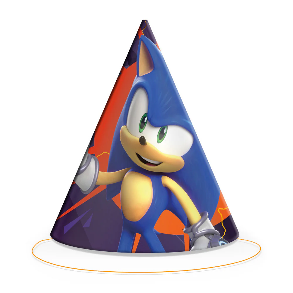 Sonic Prime Party Hats (pack of 6)