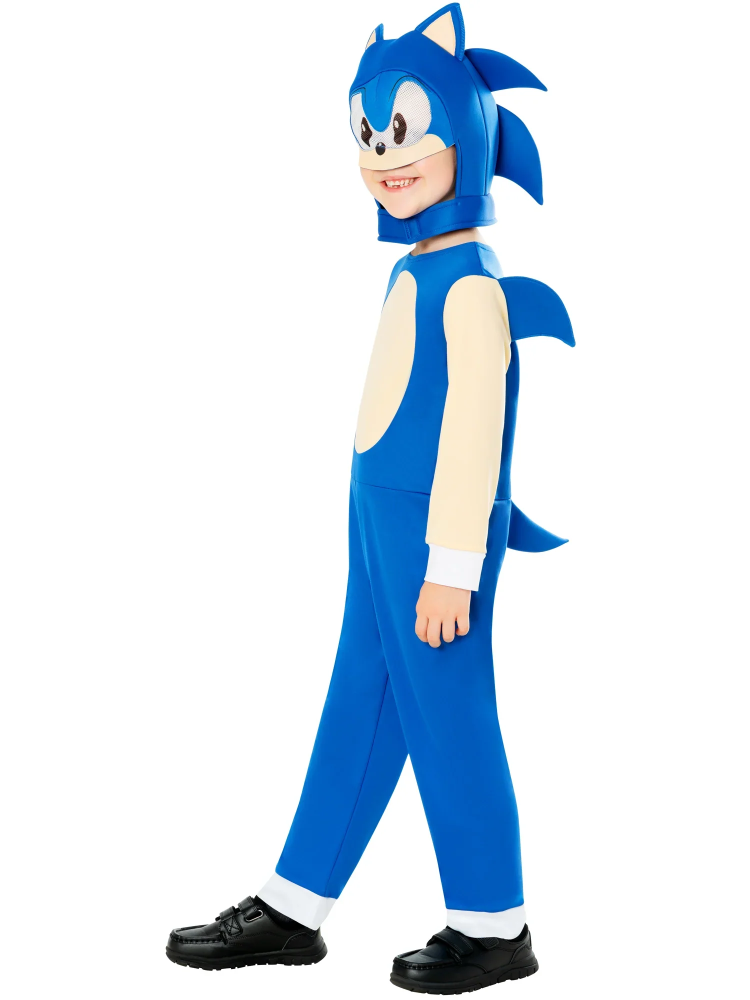 Sonic The Hedgehog Dressing Up Costume Jumpsuit & Headpiece - Image 2