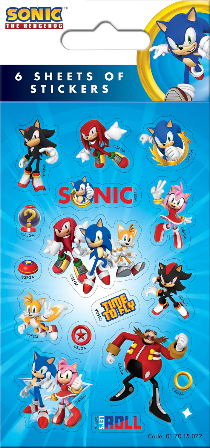Sonic the Hedgehog Party Sticker Pack - Image 2