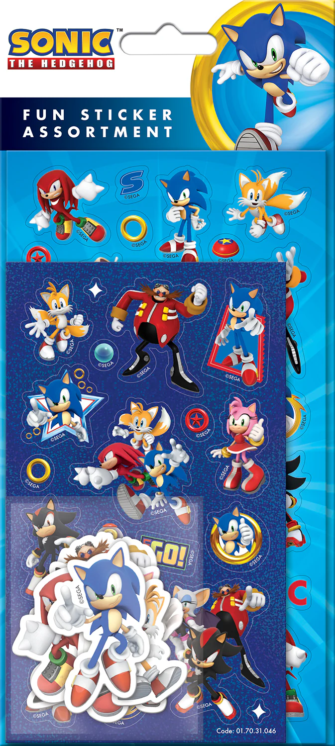 Sonic the Hedgehog Sticker Assortment - Image 2