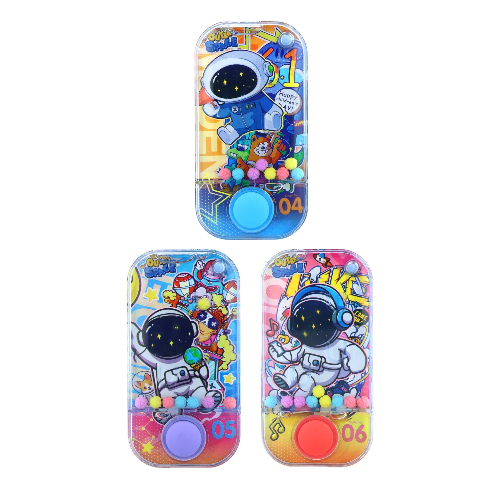 Space Mini Pinball Water Game (11cm x 6cm) 3 Assorted Designs