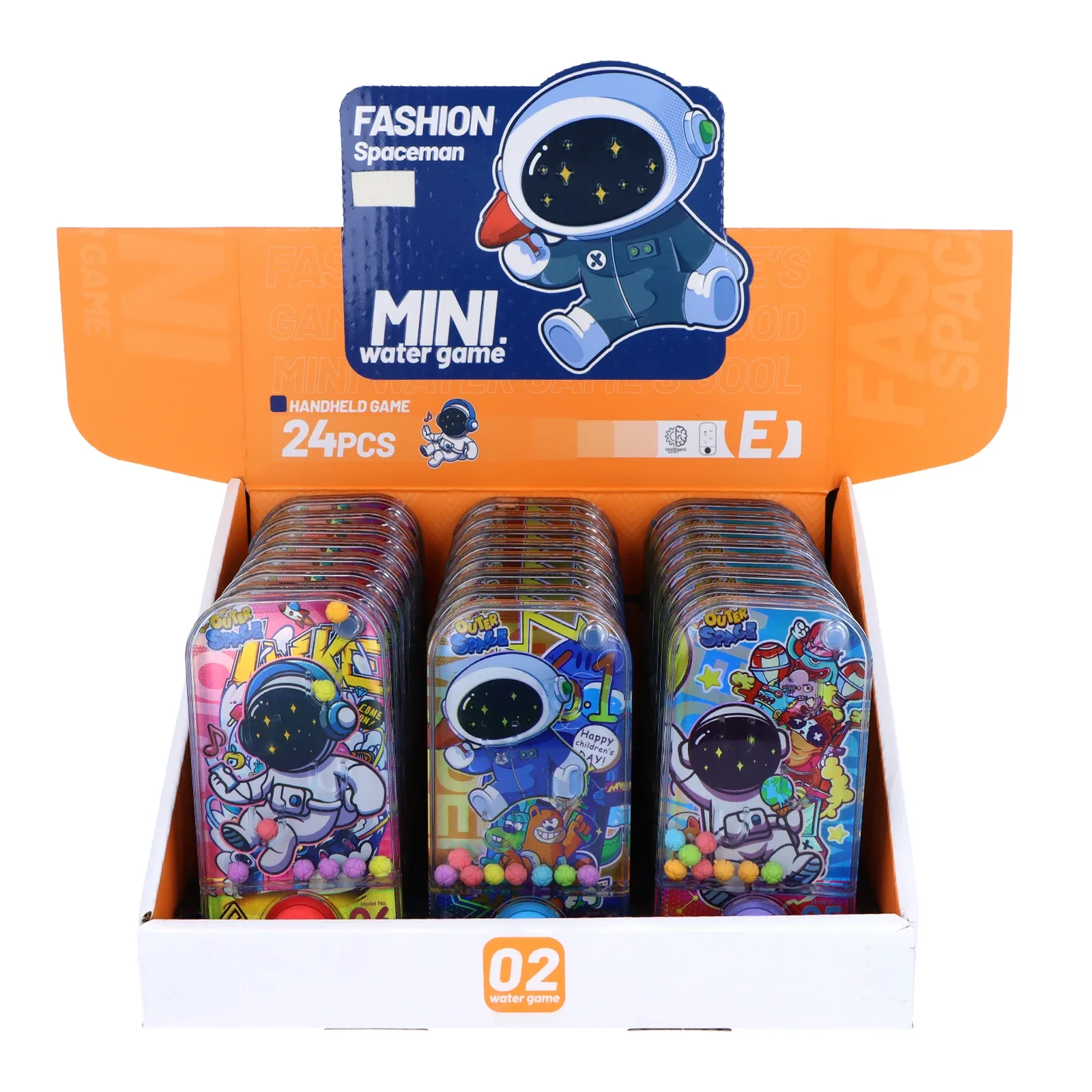 Space Mini Pinball Water Game (11cm x 6cm) 3 Assorted Designs - Image 3