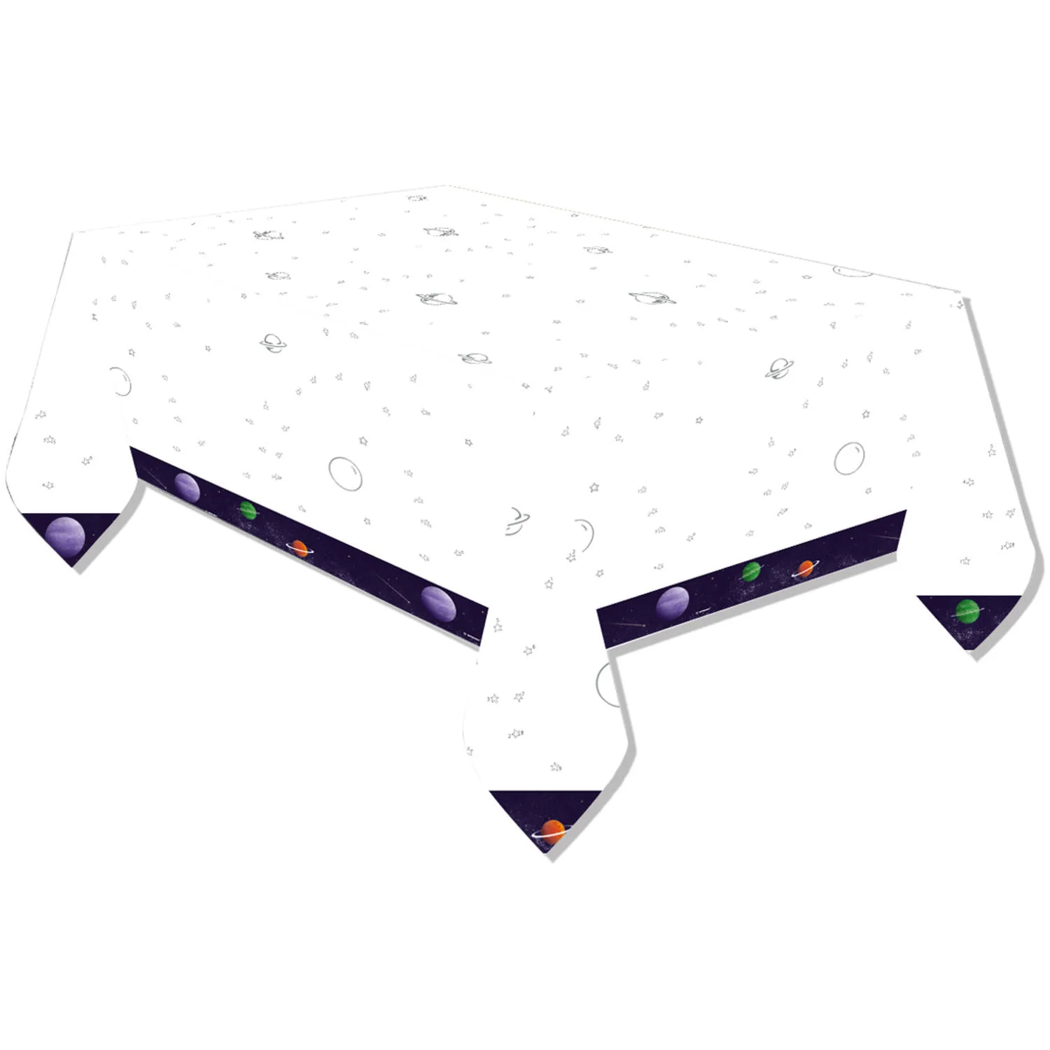Space Party Paper Table Cover (180 x 120 cm)