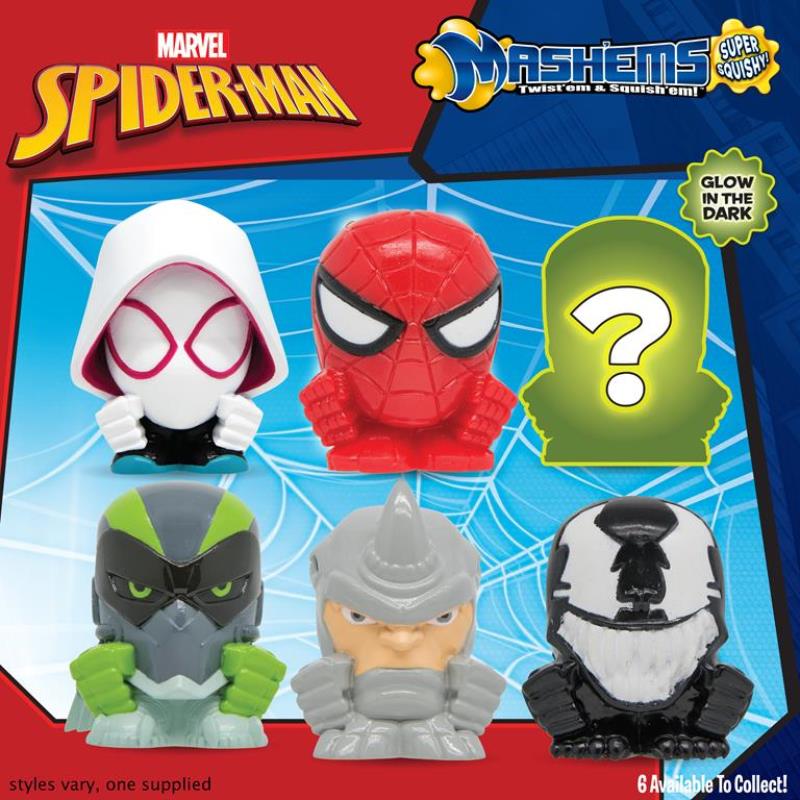 Spider-Man Mash'ems Collectible Squishy Toy in Capsule - Image 3