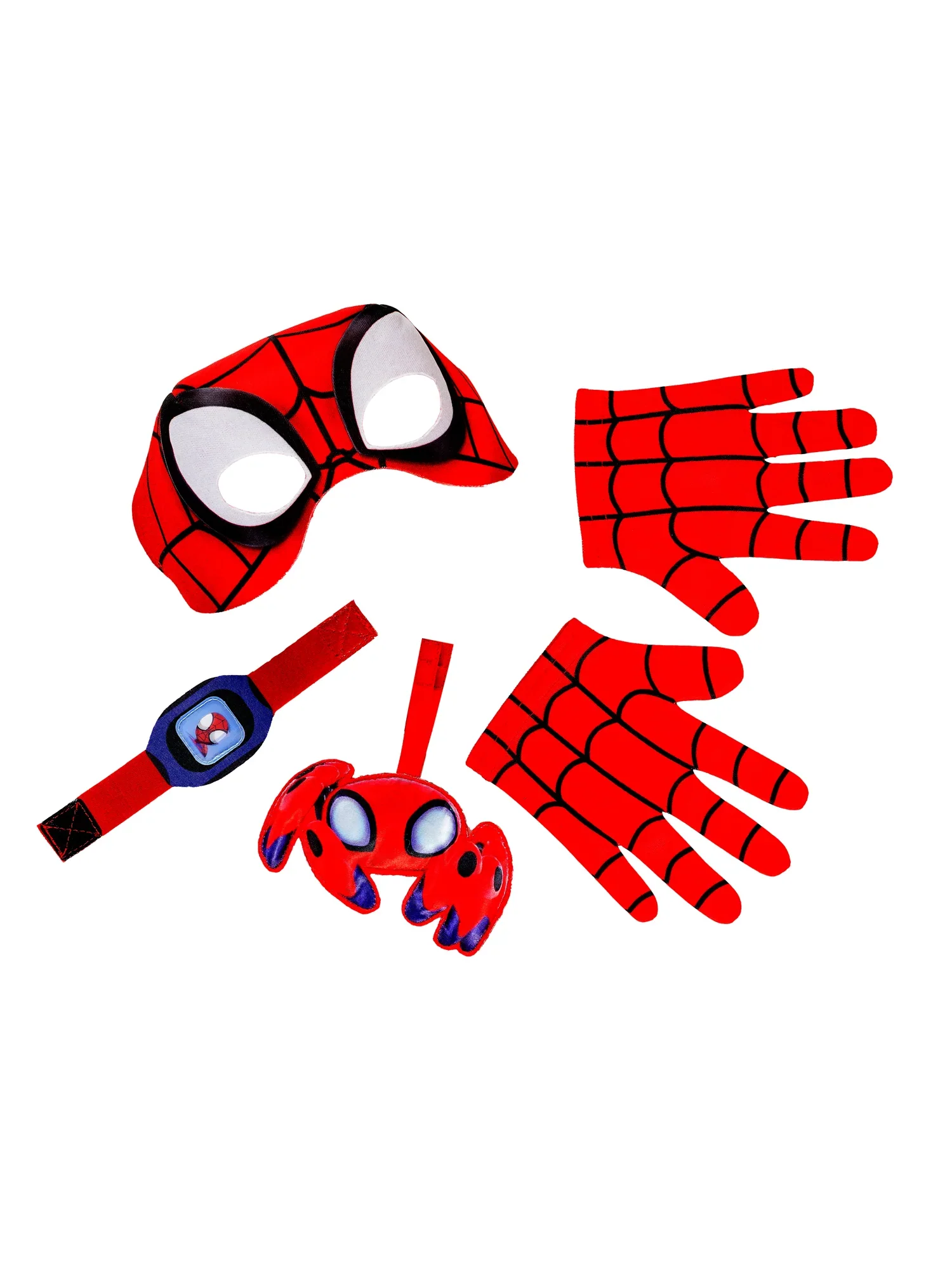 Spider-Man Spidey Accessories Set Including Fabric Mask,Gloves, Watch & Web Slinger - Image 2