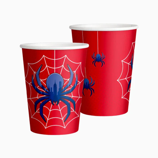 Spider Paper Cups 270 ml (Pack of 10) - Image 3