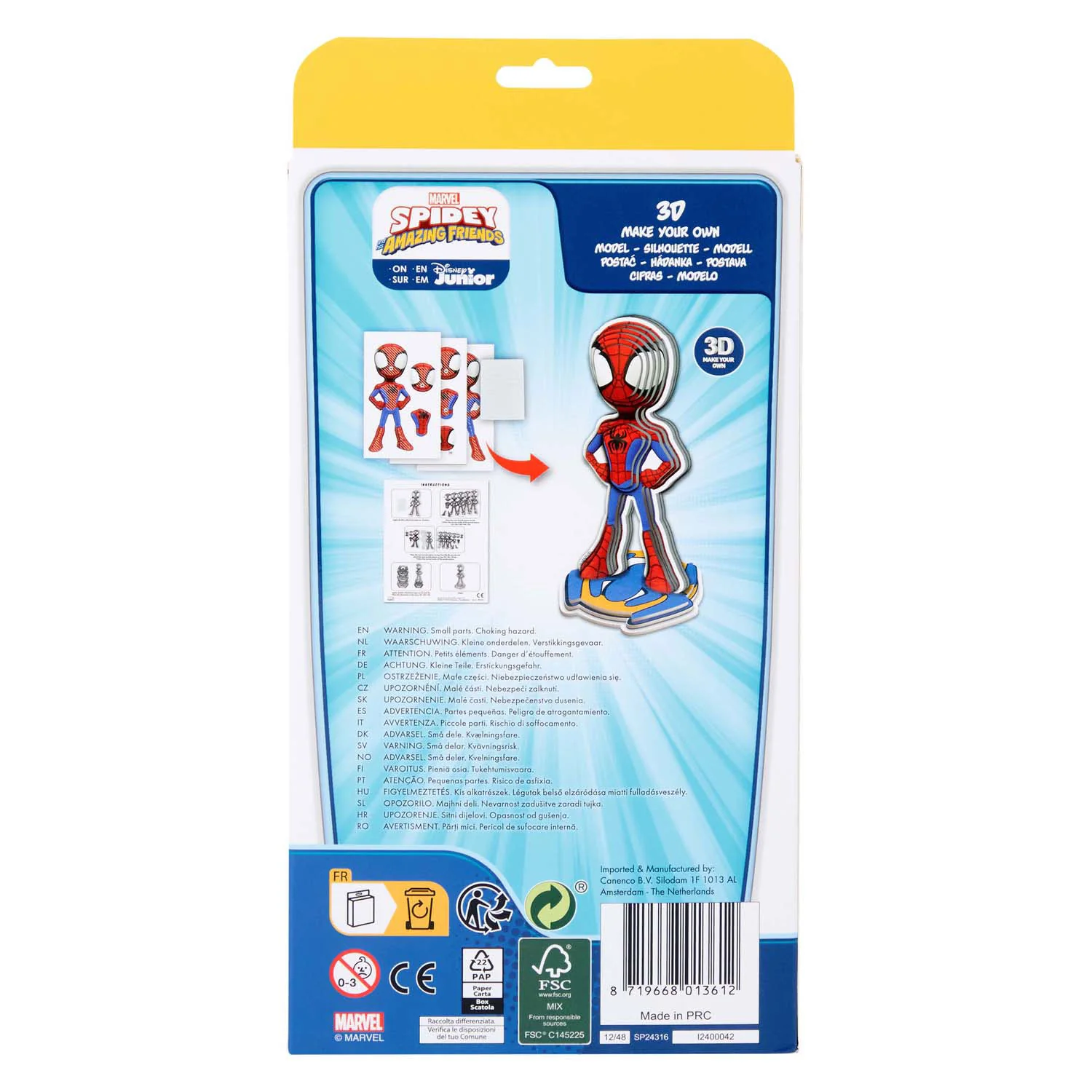 Marvel Spidey 3D Model Kit – Kids’ Craft - Image 4