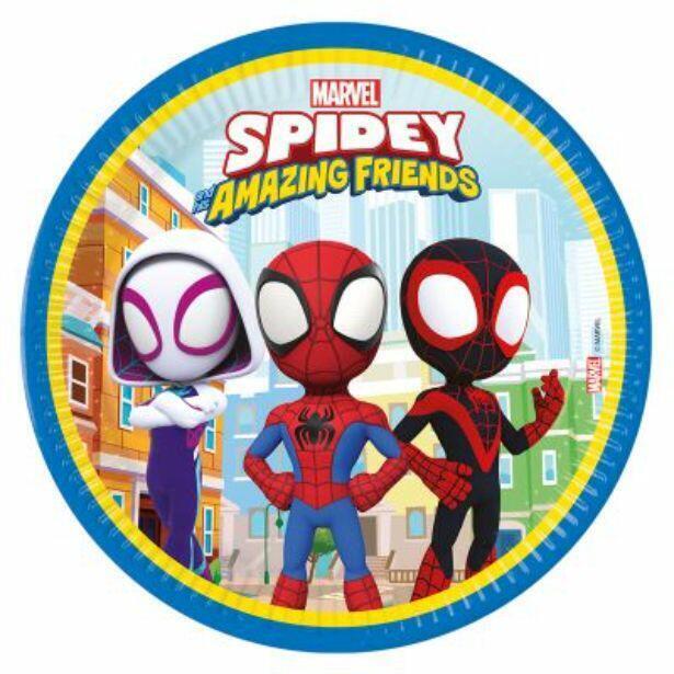 Spidey and Friends Paper Plates - 23cm ( Pack of 8)