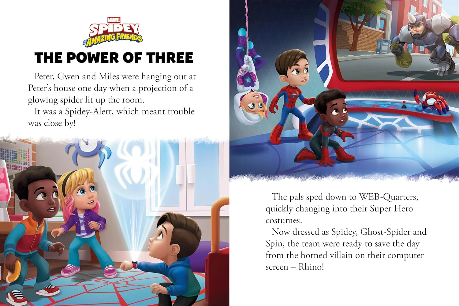 Spidey and his Amazing Friends: The Power of Three: Carry Along Storybook - Image 2
