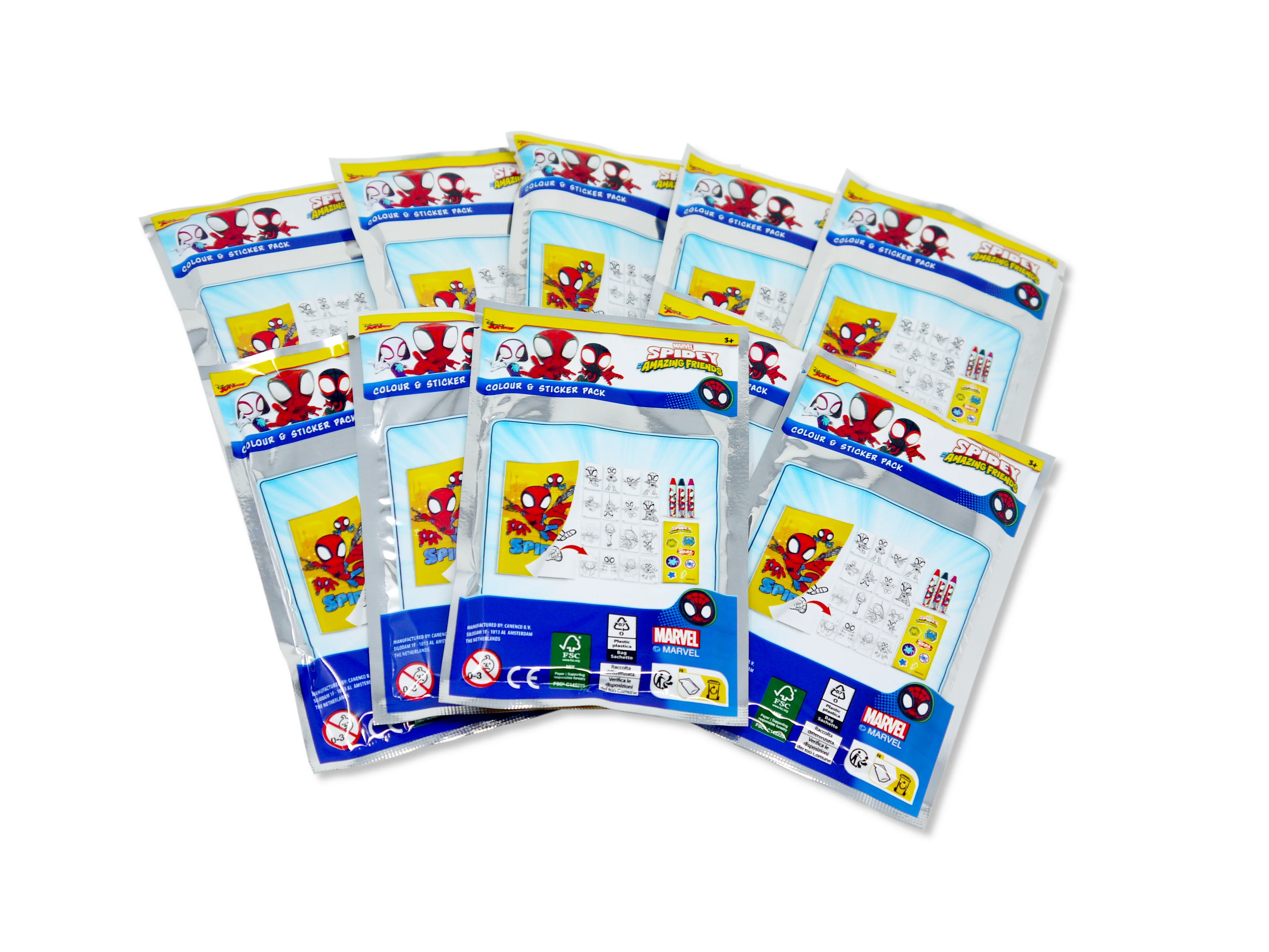 Marvel Spidey Colour & Sticker Activity Packs for Party Bags - Image 3