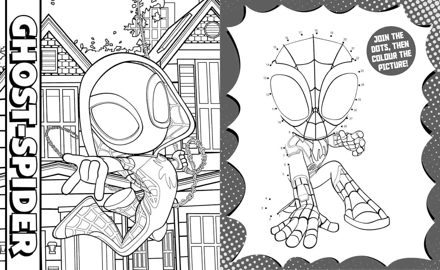 Spidey & Friends: 5 in 1 Colouring Book - Image 2