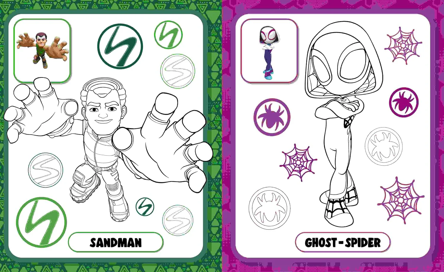 Spidey & Friends: 5 in 1 Colouring Book - Image 4