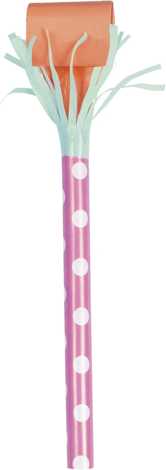 Spotty Party Blowout Whistles - 30cm (6 pieces) - Image 3