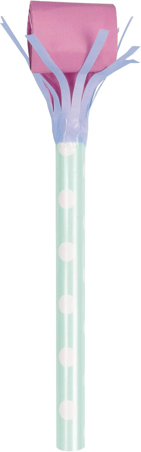 Spotty Party Blowout Whistles - 30cm (6 pieces) - Image 5