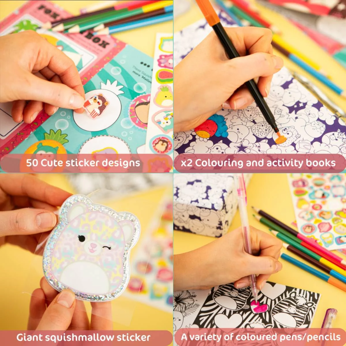 Squishmallows Activity Fun Case - Colour and Carry Kit - Image 3