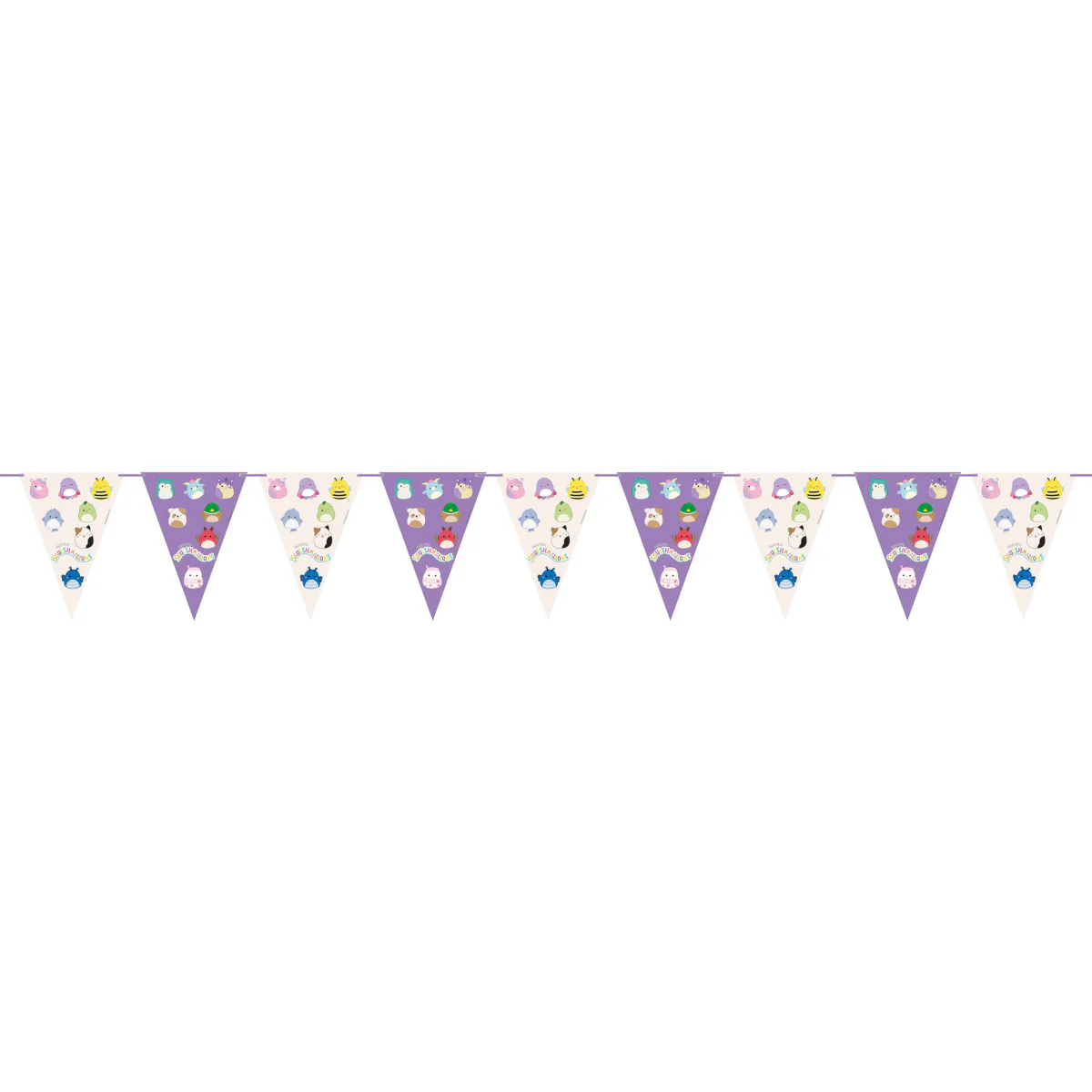 Squishmallows Birthday Party Bunting Banner - Image 2