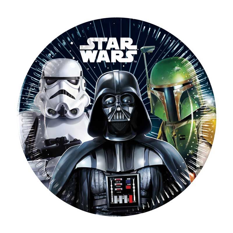 Star Wars Galaxy Paper Plates - 20cm ( Pack of 8)