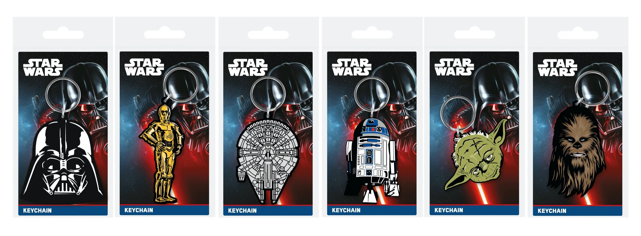 Star Wars Official Rubber 2D Keyrings - Image 2