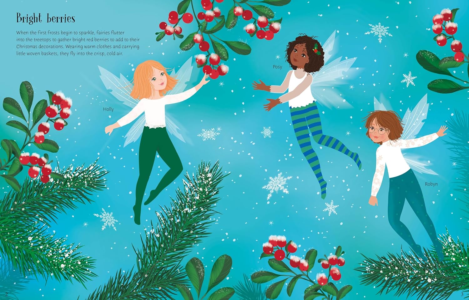 Sticker Dolly Dressing Christmas Fairies Book - Image 2