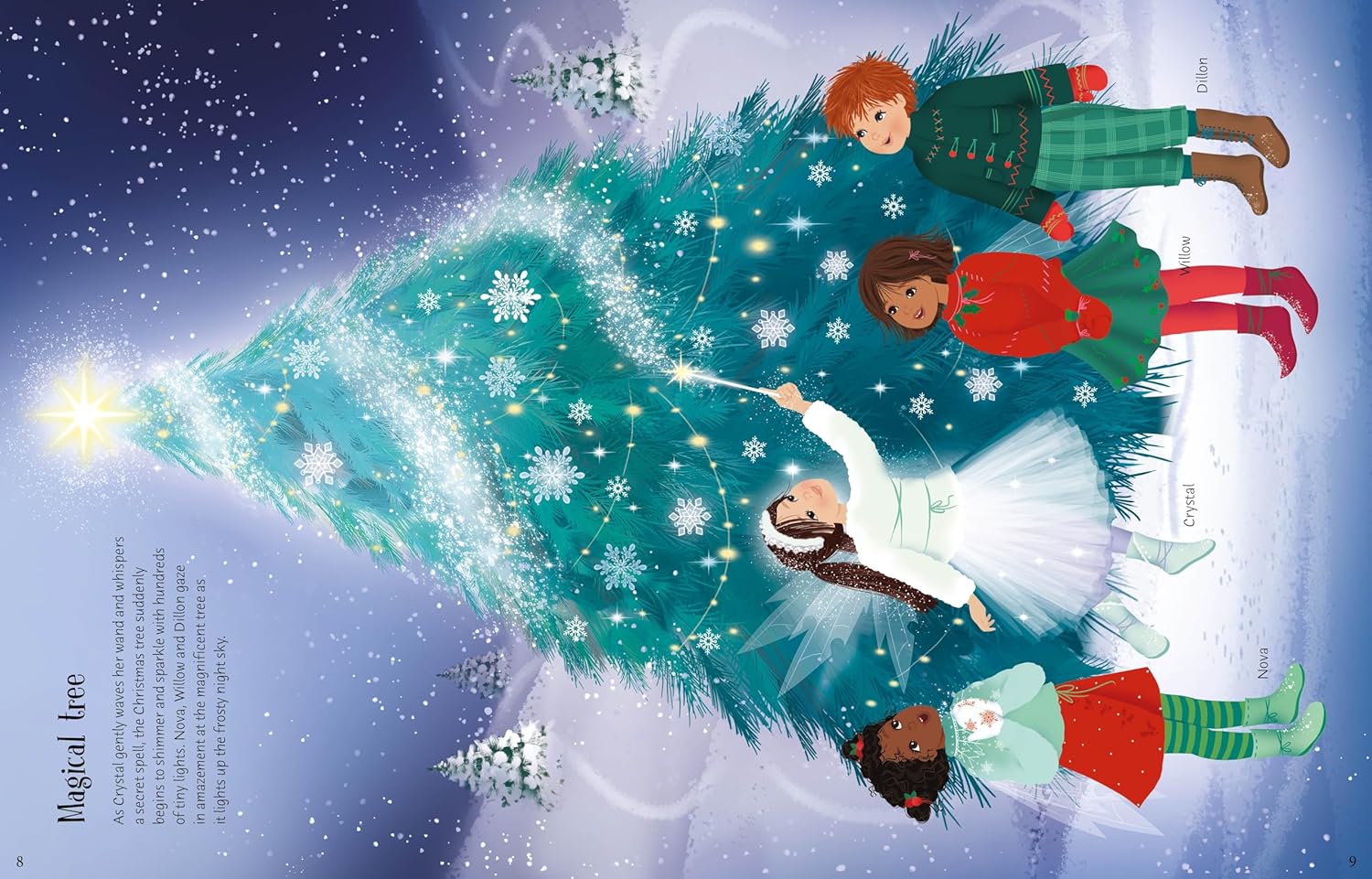Sticker Dolly Dressing Christmas Fairies Book - Image 6