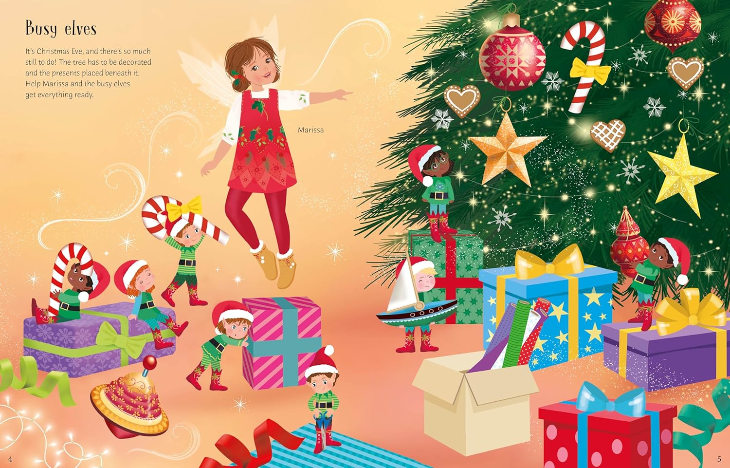Sticker Dolly Dressing Christmas Fairies Book - Image 7