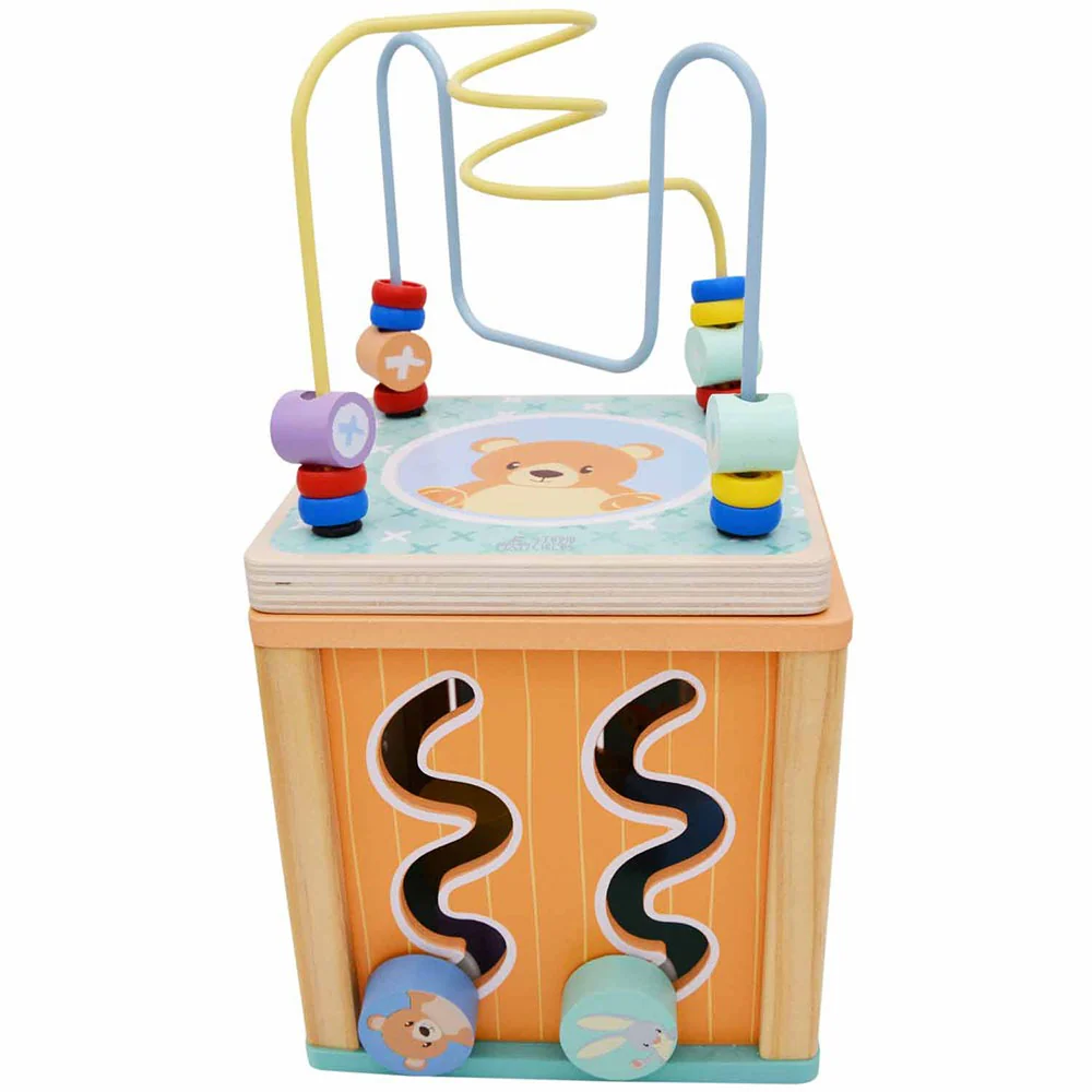 Studio Circus Wooden 5 in 1 Activity Cube - Image 3
