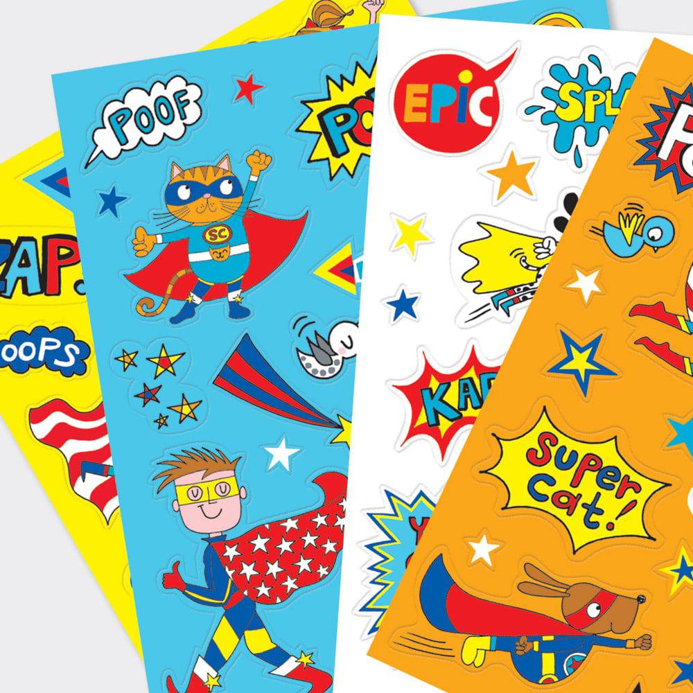 Super Hero Sticker Book by Rachel Ellen Designs - Image 3
