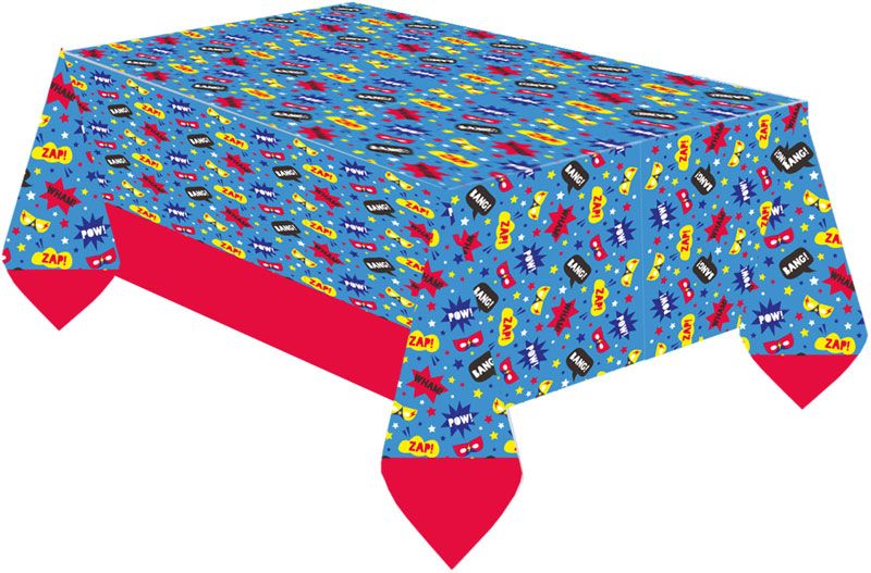 Superhero Paper Table Cover