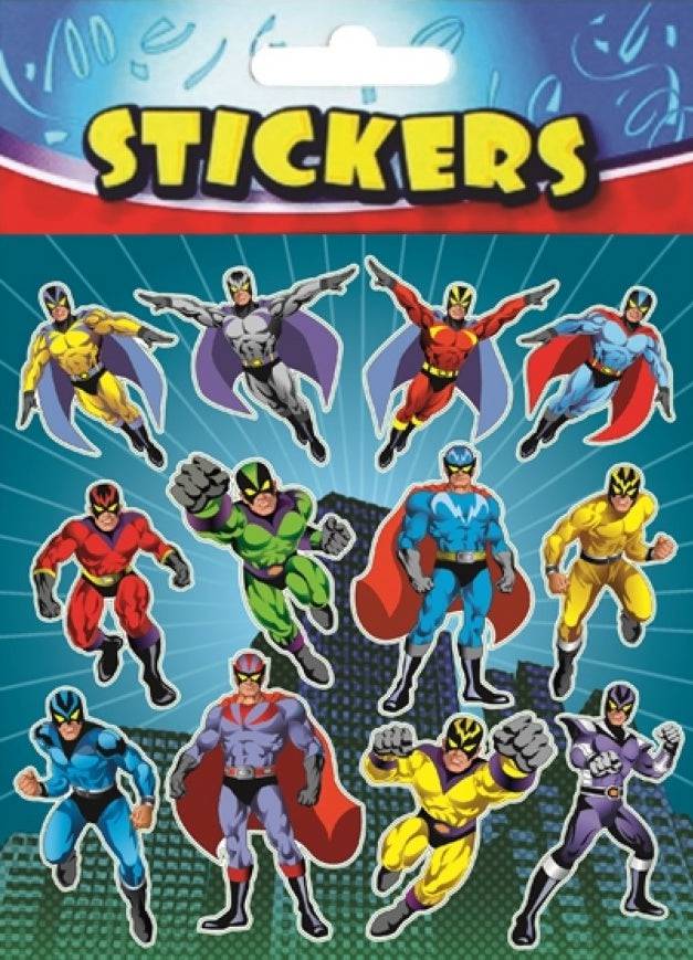 Superhero Sticker Sheets 2