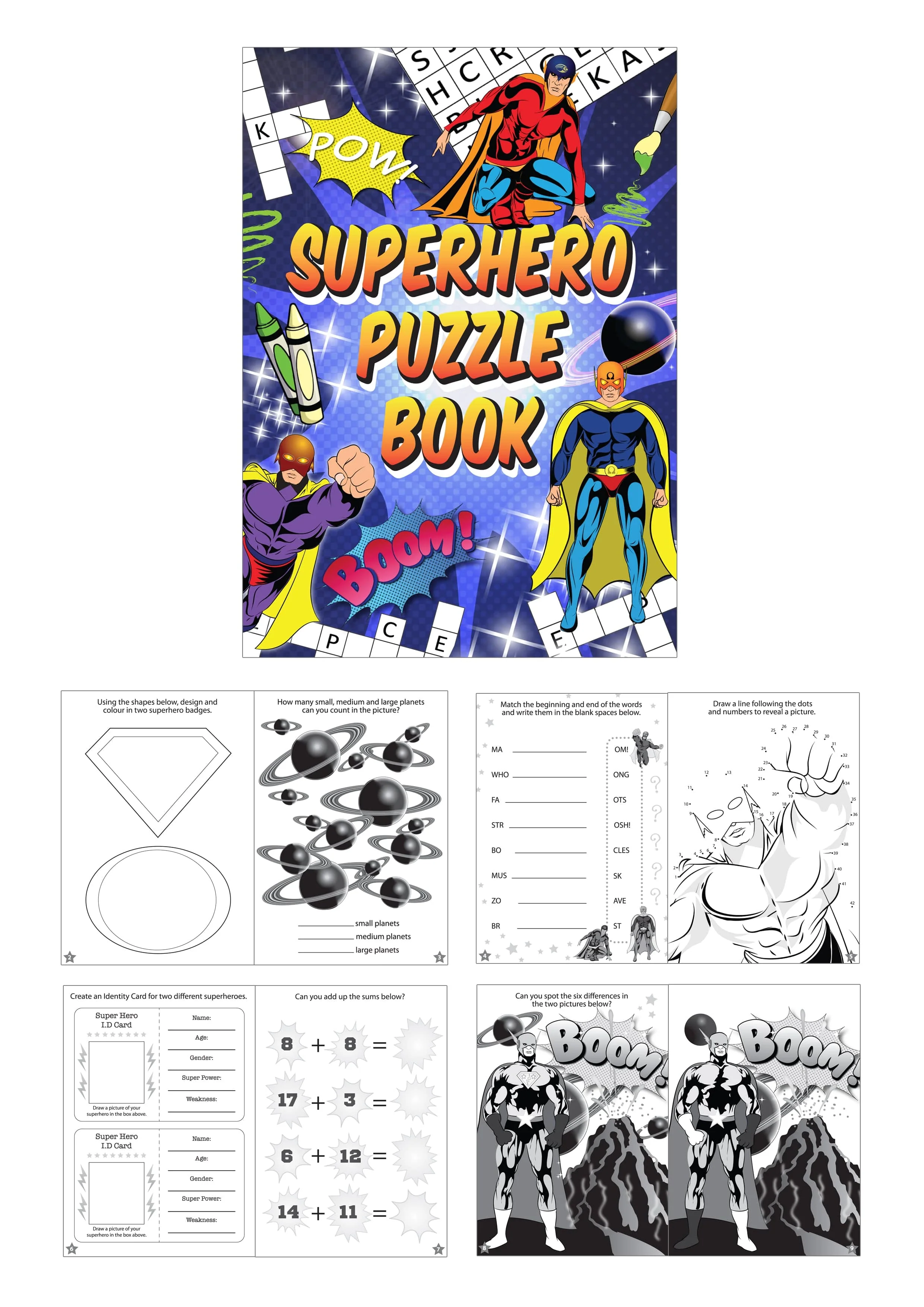 Superhero themed 12 Party Bags with Fillers - Image 3