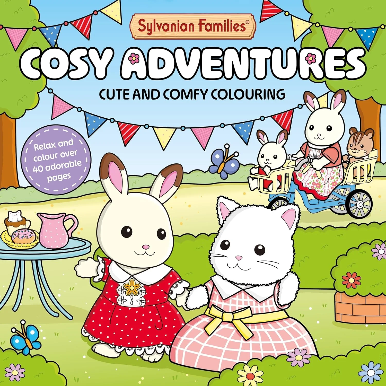 Sylvanian Families Cosy Adventures: Cute and Comfy Colouring Book