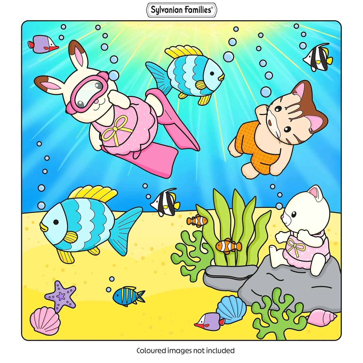 Sylvanian Families Cosy Adventures: Cute and Comfy Colouring Book - Image 4