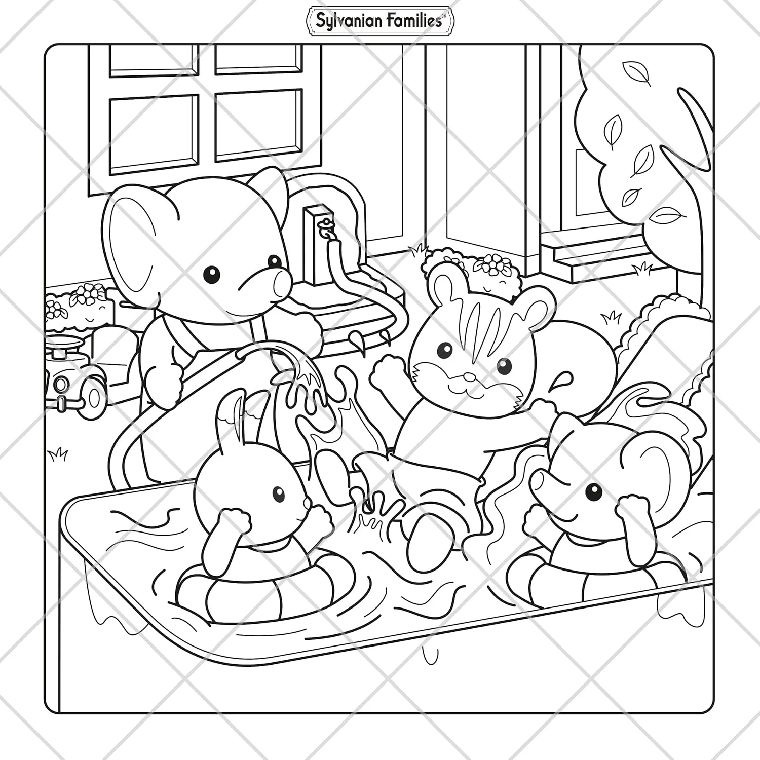 Sylvanian Families Cosy Adventures: Cute and Comfy Colouring Book - Image 6