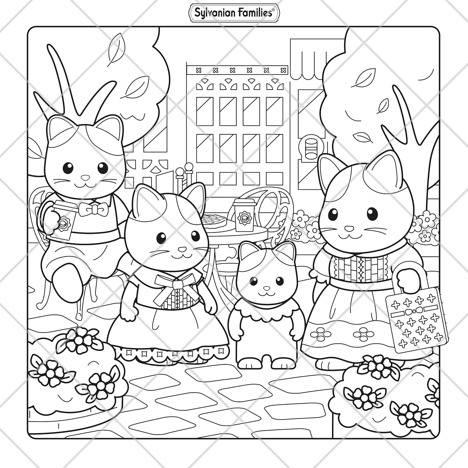 Sylvanian Families Cosy Adventures: Cute and Comfy Colouring Book - Image 9