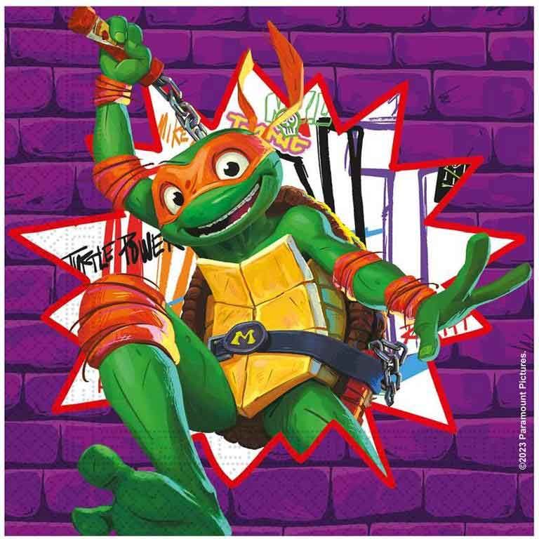 Teenage Mutant Ninja Turtles Mayhem Napkins (Pack of 20)
