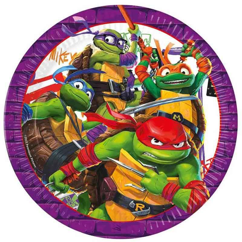 Teenage Mutant Ninja Turtles Mayhem Paper Plates  (Pack of8)
