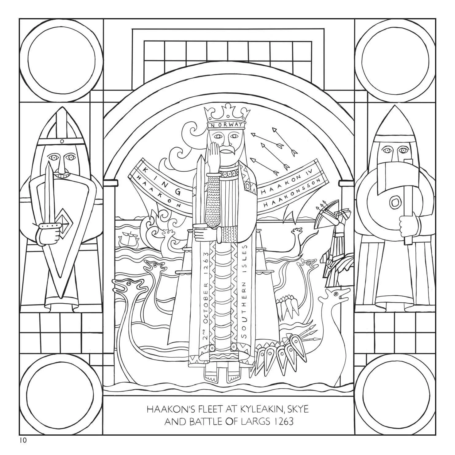 The Great Tapestry of Scotland Colouring Book - Image 3