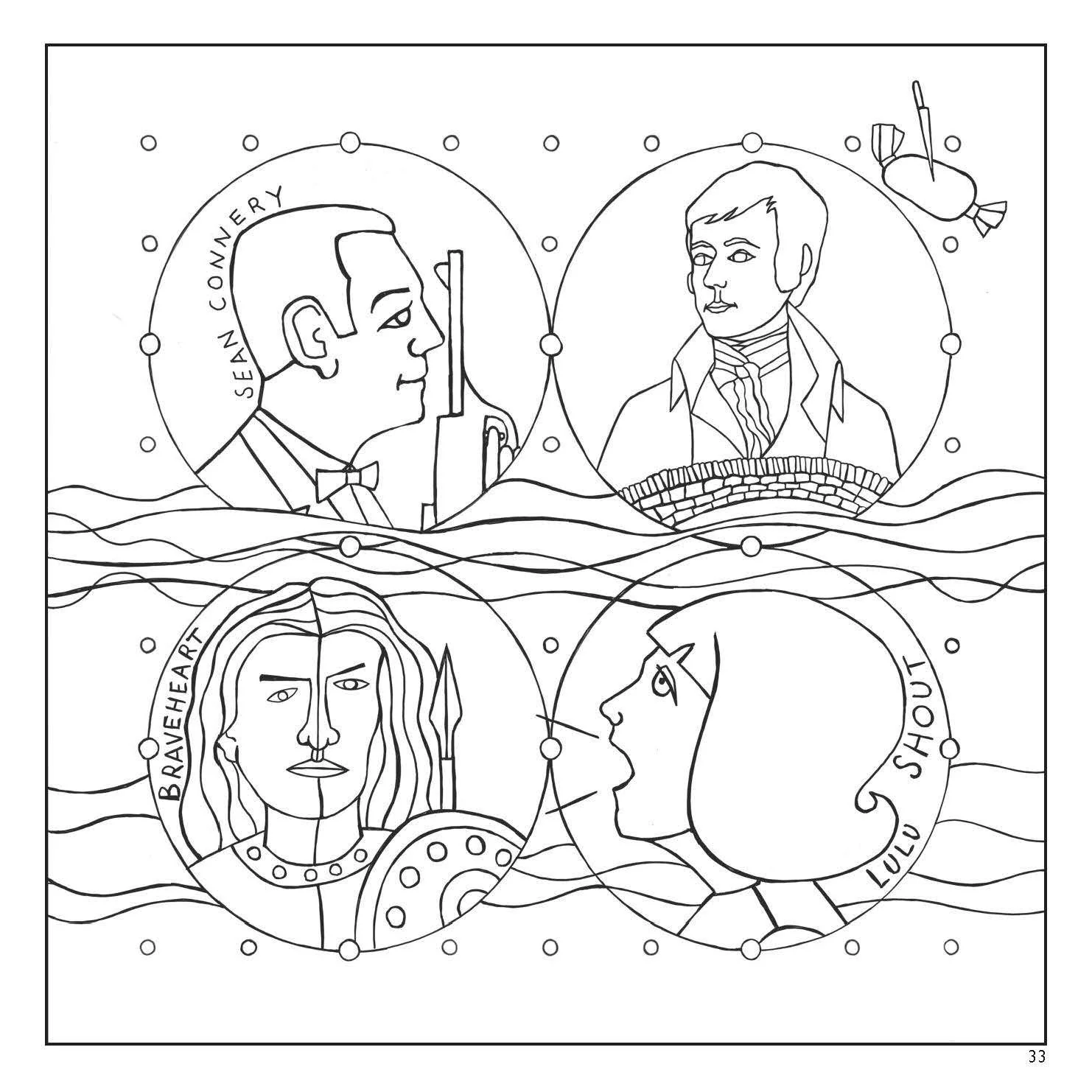 The Great Tapestry of Scotland Colouring Book - Image 5