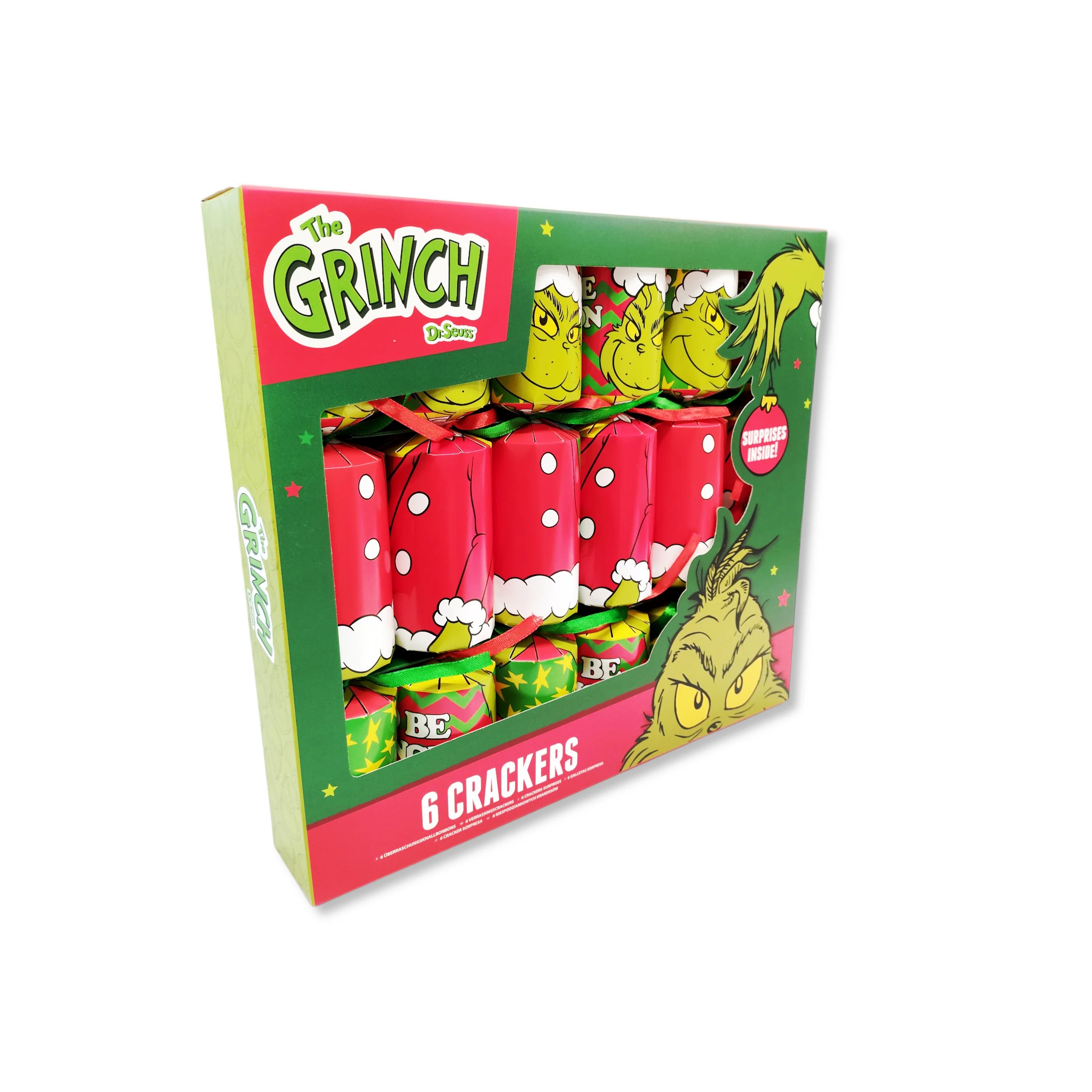 The Grinch Christmas Crackers, 12" long (Pack of 6) - Image 3